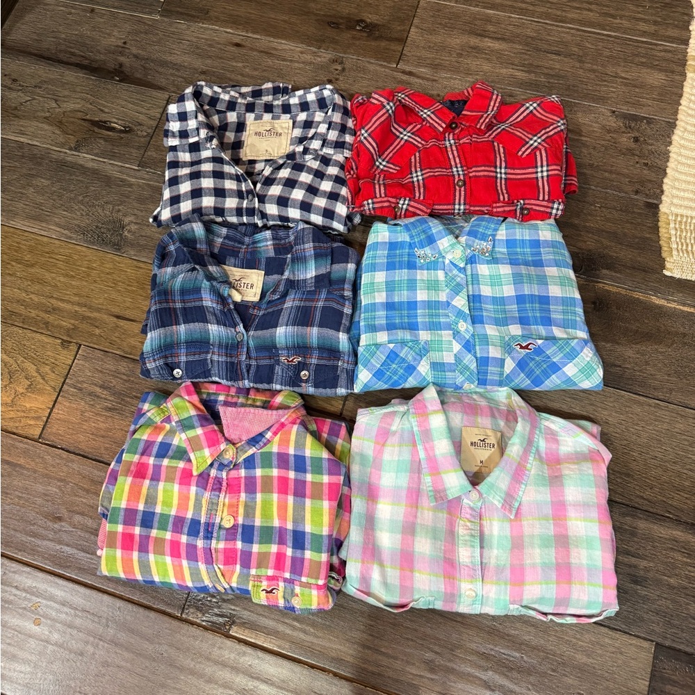 Y2K Hollister Button Up Bundle - Picture 2 of 8
